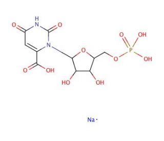 Orotidine 5&prime;-monophosphate trisodium salt (CAS 68244-58-6) - chemical structure image