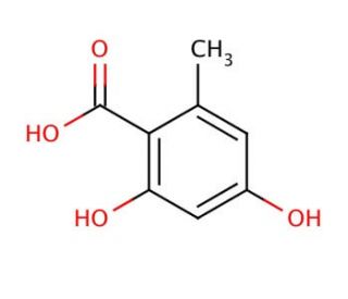 Orsellinic acid (CAS 480-64-8) - chemical structure image