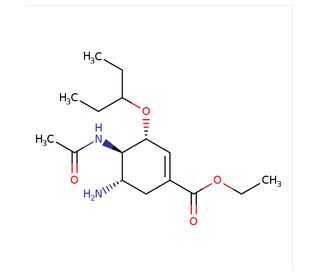 Oseltamivir (CAS 196618-13-0) - chemical structure image