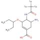 Oseltamivir-d3 Acid (CAS 1242184-43-5) - chemical structure image