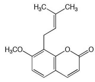 Osthole (CAS 484-12-8) - chemical structure image