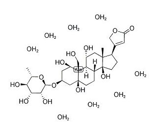 Ouabain Octahydrate (CAS 11018-89-6) - chemical structure image