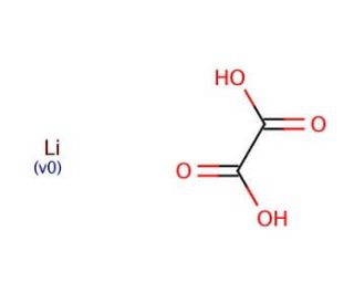 Oxalic acid dilithium salt (CAS 553-91-3) - chemical structure image