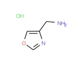 Oxazol-4-yl-methylamine hydrochloride (CAS 55242-82-5 (non-salt)) - chemical structure image