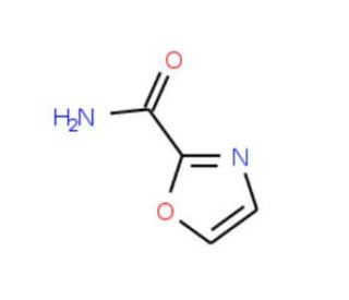 Oxazole-2-carboxylic acid amide (CAS 884539-45-1) - chemical structure image
