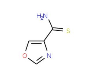 Oxazole-4-carbothioic acid amide (CAS 118802-31-6) - chemical structure image