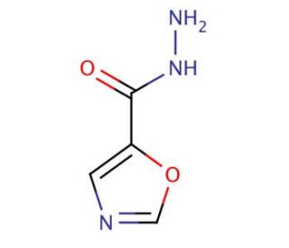 Oxazole-5-carboxylic acid hydrazide (CAS 885274-30-6) - chemical structure image