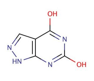 Oxipurinol (CAS 2465-59-0) - chemical structure image