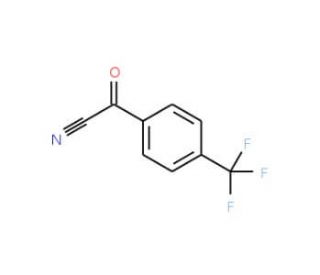 Oxo-(4-trifluoromethyl-phenyl)acetonitrile (CAS 80277-40-3) - chemical structure image