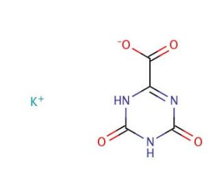 Oxonic Acid Potassium Salt (CAS 2207-75-2) - chemical structure image