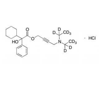 Oxybutynin-d10 Hydrochloride (CAS 120092-65-1) - chemical structure image