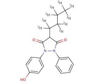 Oxyphenbutazone-d9 (CAS 1189693-23-9) - chemical structure image