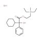 Oxyphenonium bromide (CAS 50-10-2) - chemical structure image