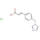 Ozagrel hydrochloride hydrate (CAS 78712-43-3) - chemical structure image