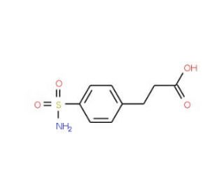 p-Aminosulfonyldihydrocinnamic acid (CAS 90610-69-8) - chemical structure image