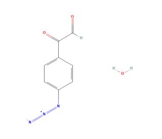 p-Azidophenylglyoxal monohydrate (CAS 1196151-49-1) - chemical structure image
