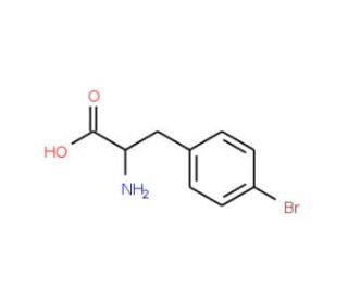 p-Bromo-D-phenylalanine (CAS 62561-74-4) - chemical structure image