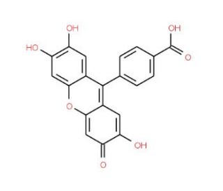 p-Carboxyphenylfluoron - chemical structure image