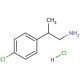 p-Chloro-β-methylphenethylamine hydrochloride (CAS 4806-79-5) - chemical structure image