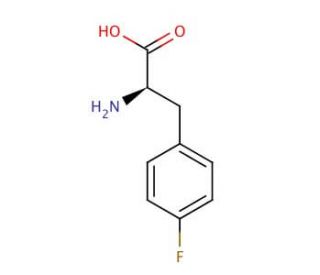 p-Fluoro-D-phenylalanine (CAS 18125-46-7) - chemical structure image