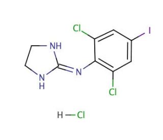 p-Iodoclonidine hydrochloride (CAS 108294-53-7) - chemical structure image