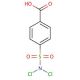 p-(N,N-Dichlorosulfamyl)benzoic acid (CAS 80-13-7) - chemical structure image