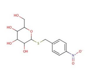 p-Nitrobenzyl-1-thio &beta;-D-Galactopryranoside (CAS 35785-19-4) - chemical structure image