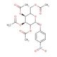 p-Nitrophenyl 2,3,4,6-Tetra-O-acetyl-α-D-galactopyranoside (CAS 17042-39-6) - chemical structure image