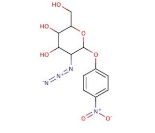 p-Nitrophenyl 2-Azido-2-deoxy-&alpha;-D-galactopyranoside (CAS 210418-04-5) - chemical structure image