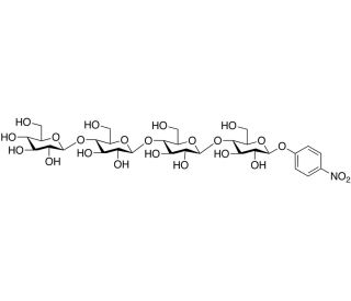 p-Nitrophenyl &beta;-D-Cellotetraoside (CAS 129411-62-7) - chemical structure image