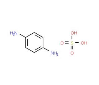 p-Phenylenediamine sulfate (CAS 16245-77-5) - chemical structure image