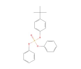 p-t-Butylphenyl Diphenyl Phosphate (CAS 981-40-8) - chemical structure image