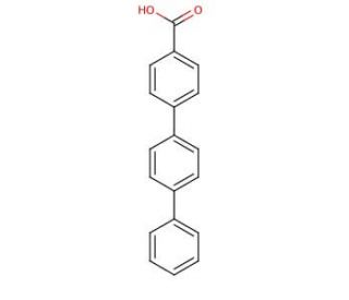 p-Terphenyl-4-carboxylic acid (CAS 5731-15-7) - chemical structure image