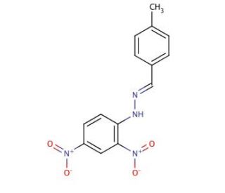 p-Tolualdehyde-2,4-DNPH (CAS 2571-00-8) - chemical structure image