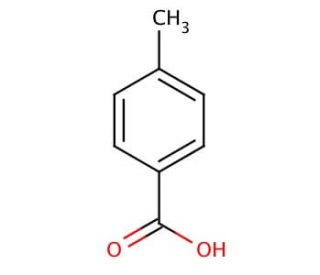 p-Toluic acid (CAS 99-94-5) - chemical structure image