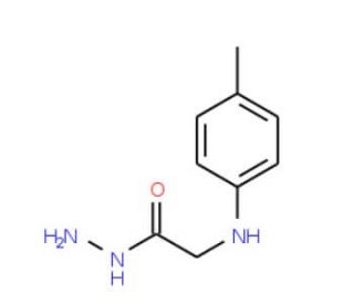 p-Tolylamino-acetic acid hydrazide (CAS 2350-99-4) - chemical structure image