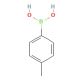 p-Tolylboronic acid (CAS 5720-05-8) - chemical structure image