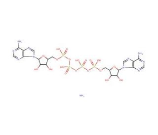 P1,P4-Di(adenosine-5&prime;) tetraphosphate ammonium salt (CAS 102783-36-8) - chemical structure image