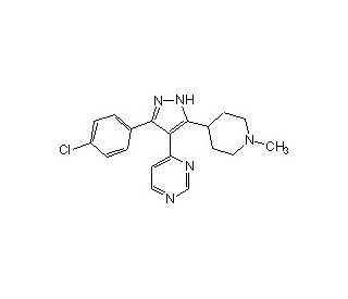 p38 MAP Kinase Inhibitor V (CAS 271576-77-3) - chemical structure image
