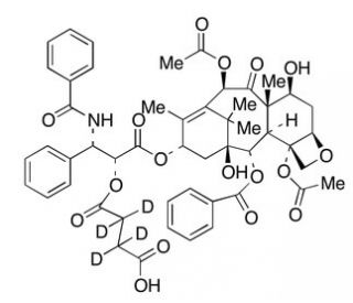 Paclitaxel Succinate-d4 (CAS 117527-50-1) - chemical structure image