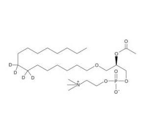 PAF C-16-d4 (CAS 211106-54-6) - chemical structure image
