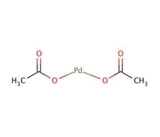 Palladium(II) acetate (CAS 3375-31-3) - chemical structure image