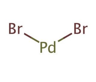 Palladium(II) bromide (CAS 13444-94-5) - chemical structure image