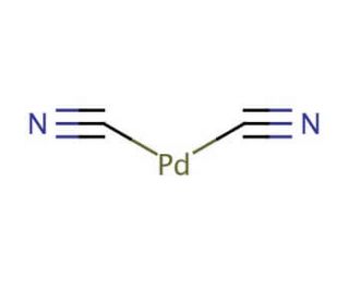 Palladium(II) cyanide (CAS 2035-66-7) - chemical structure image
