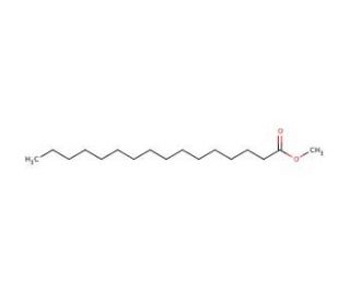 Palmitic Acid methyl ester (CAS 112-39-0) - chemical structure image