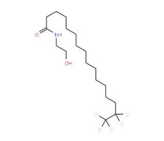 Palmitoyl Ethanolamide-d5 - chemical structure image