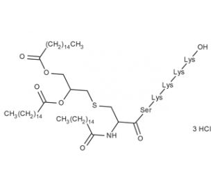Pam3Cys-Ser-(Lys)4, Hydrochloride (CAS 112208-00-1) - chemical structure image
