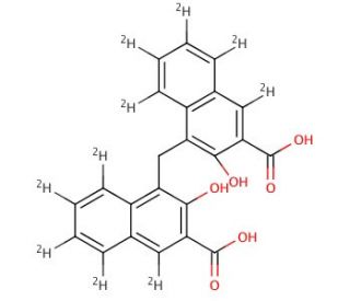 Pamoic Acid-d10 - chemical structure image