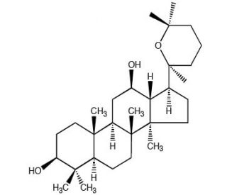 Panaxadiol (CAS 19666-76-3) - chemical structure image