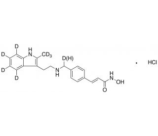 Panobinostat-d8 (Major) Hydrochloride Salt (CAS 404950-80-7 (unlabeled)) - chemical structure image